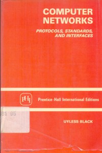 Computer networks : protocols, standards, and interfaces