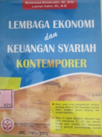 Lembaga ekonomi dan keuangan syariah kontemporer