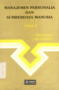 Manajemen personalia dan sumber daya manusia