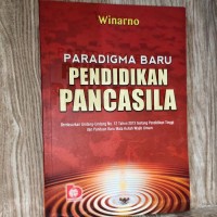 Paradigma baru pendidikan pancasila