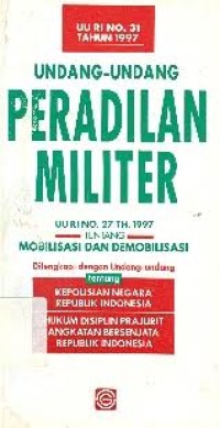 Undang-undang peradilan militer